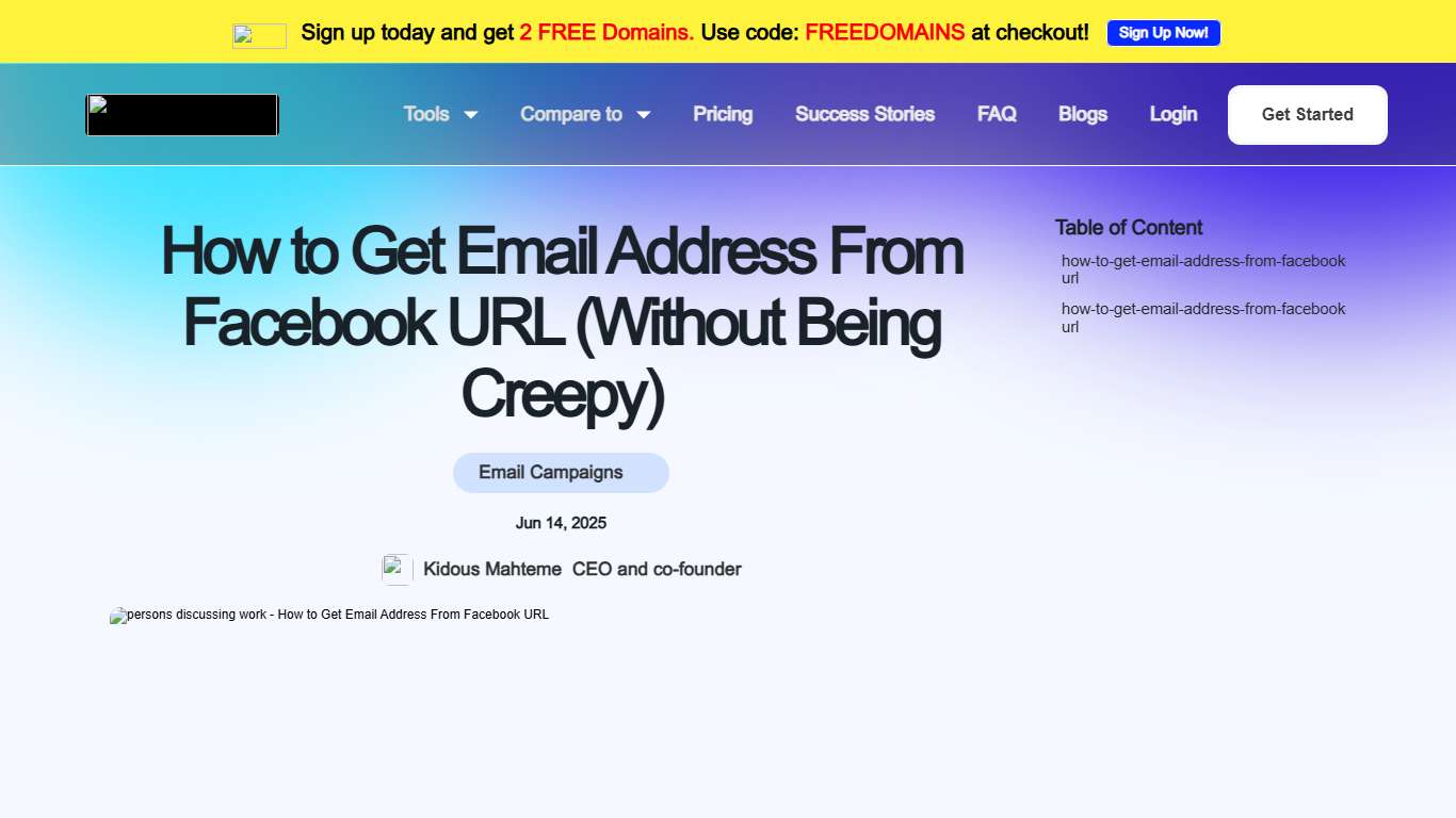 How to Get Email Address From Facebook URL (Without Being Creepy)